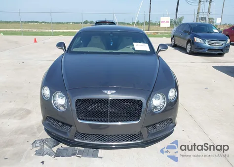 2014 Bentley Continental Gt V8 S z USA, uszkodzony, nr VIN SCBFH7ZA3EC096853
